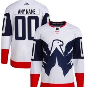 Washington Capitals Custom White 2023 Stadium Series Authentic Jersey