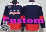 Washington Capitals Customized Navy 2018 Stadium Series Stanley Cup Finals Jersey
