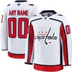 Washington Capitals Customized White Fanatics Authentic Jersey