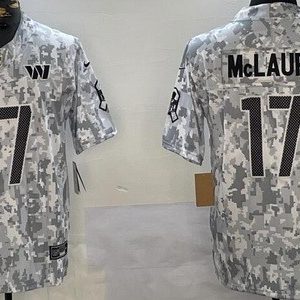 Washington Commanders #17 Terry McLaurin Limited Arctic Camo 2024 Salute to Service Jersey