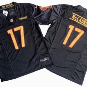 Washington Commanders #17 Terry McLaurin Limited Black FUSE Vapor Jersey