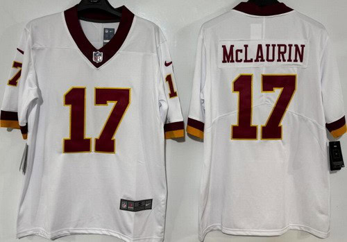 Washington Commanders #17 Terry McLaurin Limited White Alternate Vapor Jersey