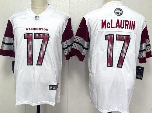 Washington Commanders #17 Terry McLaurin Limited White Vapor Jersey
