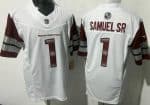 Washington Commanders #1 Deebo Samuel Sr Limited White FUSE Vapor Jersey