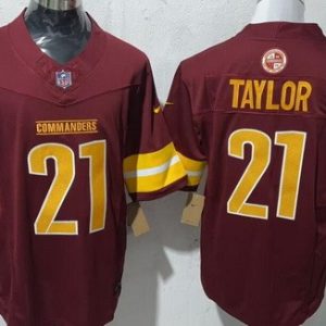 Washington Commanders #21 Sean Taylor Limited Red FUSE Vapor Jersey