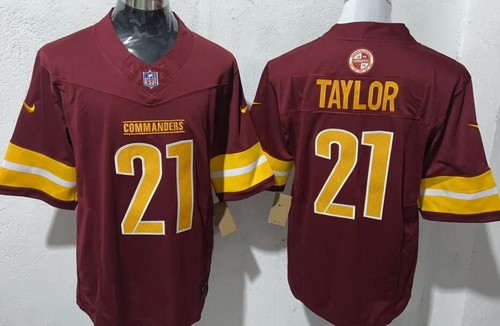 Washington Commanders #21 Sean Taylor Limited Red FUSE Vapor Jersey