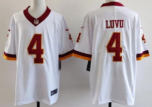 Washington Commanders #4 Frankie Luvu Limited White Alternate Vapor Jersey