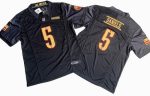 Washington Commanders #5 Jayden Daniels Limited Black FUSE Vapor Jersey