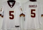 Washington Commanders #5 Jayden Daniels Limited White Alternate Vapor Jersey