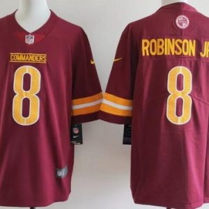 Washington Commanders #8 Brian Robinson Jr Limited Red Vapor Jersey
