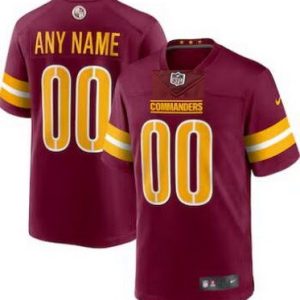 Washington Commanders Customized Limited Red Vapor Jersey