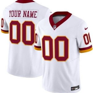 Washington Commanders Customized Limited White Alternate FUSE Vapor Jersey