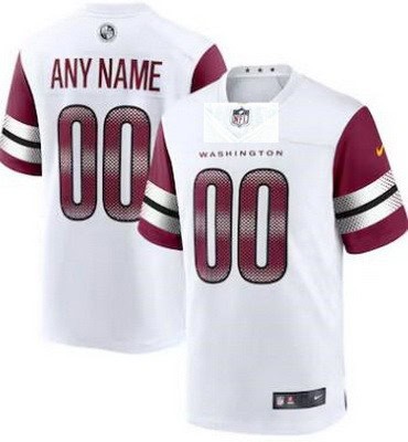 Washington Commanders Customized Limited White Vapor Jersey