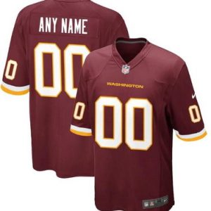 Washington Football Team Customized Game Red Jersey