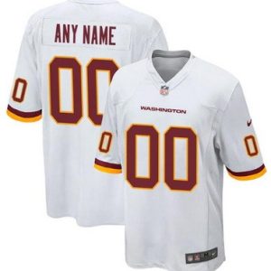 Washington Football Team Customized Game White Jersey