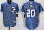 Washington Nationals #20 Keibert Ruiz Blue 2025 City Connect Limited Jersey