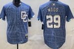 Washington Nationals #29 James Wood Blue 2025 City Connect Limited Jersey
