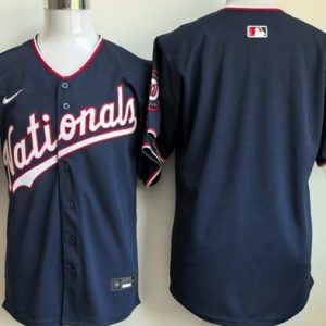 Washington Nationals Blank Navy Limited Jersey