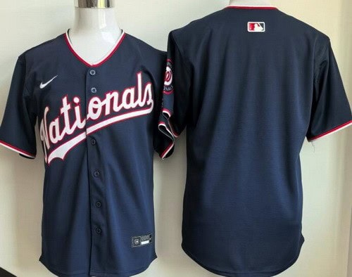 Washington Nationals Blank Navy Limited Jersey
