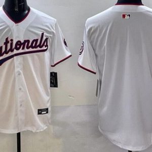 Washington Nationals Blank White Limited Jersey