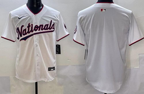 Washington Nationals Blank White Limited Jersey