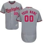 Washington Nationals Customized Gray FlexBase Jersey