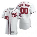 Washington Nationals Customized White Home 2020 FlexBase Jersey