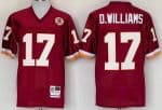 Washington Redskins #17 Doug Williams Red Throwback Jersey