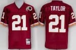 Washington Redskins #21 Sean Taylor Red Throwback Jersey