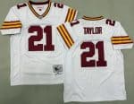 Washington Redskins #21 Sean Taylor White 2007 Throwback Jersey