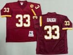 Washington Redskins #33 Sammy Baugh Red Throwback Jersey