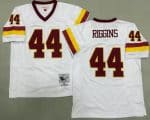 Washington Redskins #44 John Riggins White Alternate 1982 Throwback Jersey