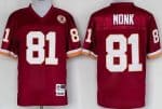 Washington Redskins #81 Art Monk Red Throwback Jersey