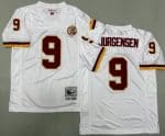 Washington Redskins #9 Sonny Jurgensen White Throwback Jersey