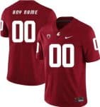 Washington State Cougars Customized Limited Red College Football Jersey