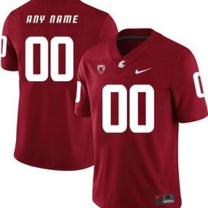 Washington State Cougars Customized Limited Red College Football Jersey