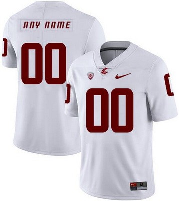Washington State Cougars Customized Limited White College Football Jersey