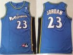 Washington Wizards #23 Michael Jordan Blue Throwback Swingman Jersey