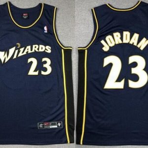 Washington Wizards #23 Michael Jordan Navy Throwback Swingman Jersey