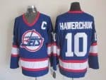 Winnipeg Jets #10 Dale Hawerchuk Blue Throwback Jersey