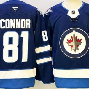 Winnipeg Jets #81 Kyle Connor Blue Authentic Jersey