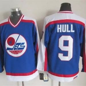 Winnipeg Jets #9 Bobby Hull Blue Retro Jersey