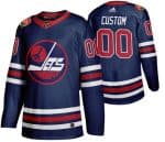 Winnipeg Jets Customized Navy 2019 Heritage Classic Authentic Jersey