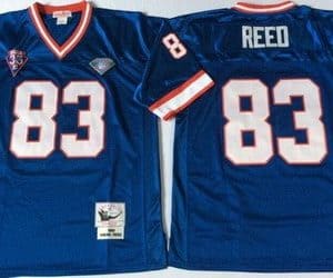 Buffalo Bills #83 Andre Reed Blue Throwback Jersey