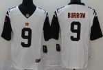 Cincinnati Bengals #9 Joe Burrow Limited White Rush Color Jersey
