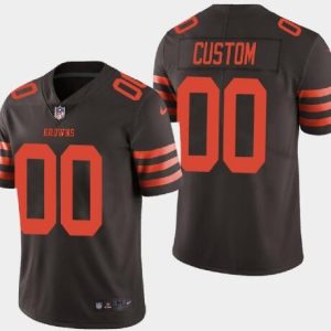 Cleveland Browns Customized Limited Rush Color Jersey