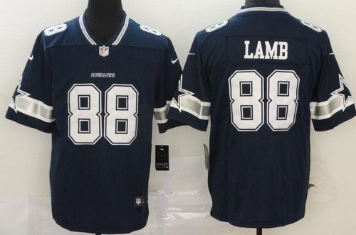 Dallas Cowboys #88 CeeDee Lamb Limited Navy Vapor Untouchable Jersey