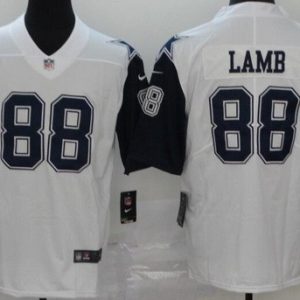 Dallas Cowboys #88 CeeDee Lamb Limited White Rush Color Jersey