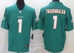 Miami Dolphins #1 Tua Tagovailoa Limited Aqua Vapor Untouchable Jersey