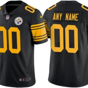 Pittsburgh Steelers Customized Limited Black Rush Jersey